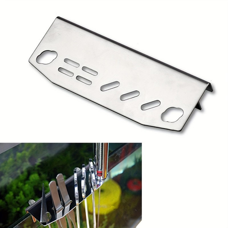 Planted Aquarium Cleaning - Pemegang alat pembersih akuarium Stainless Steel,