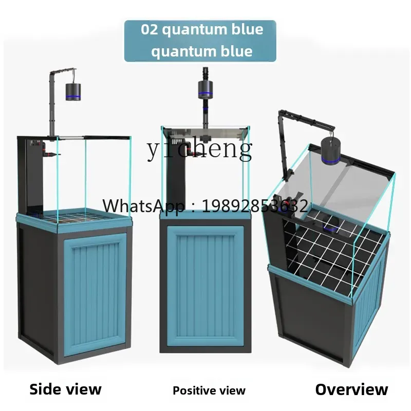 Aquarium Planted Tank Filter - Filter dasar tangki persegi B1, kaca