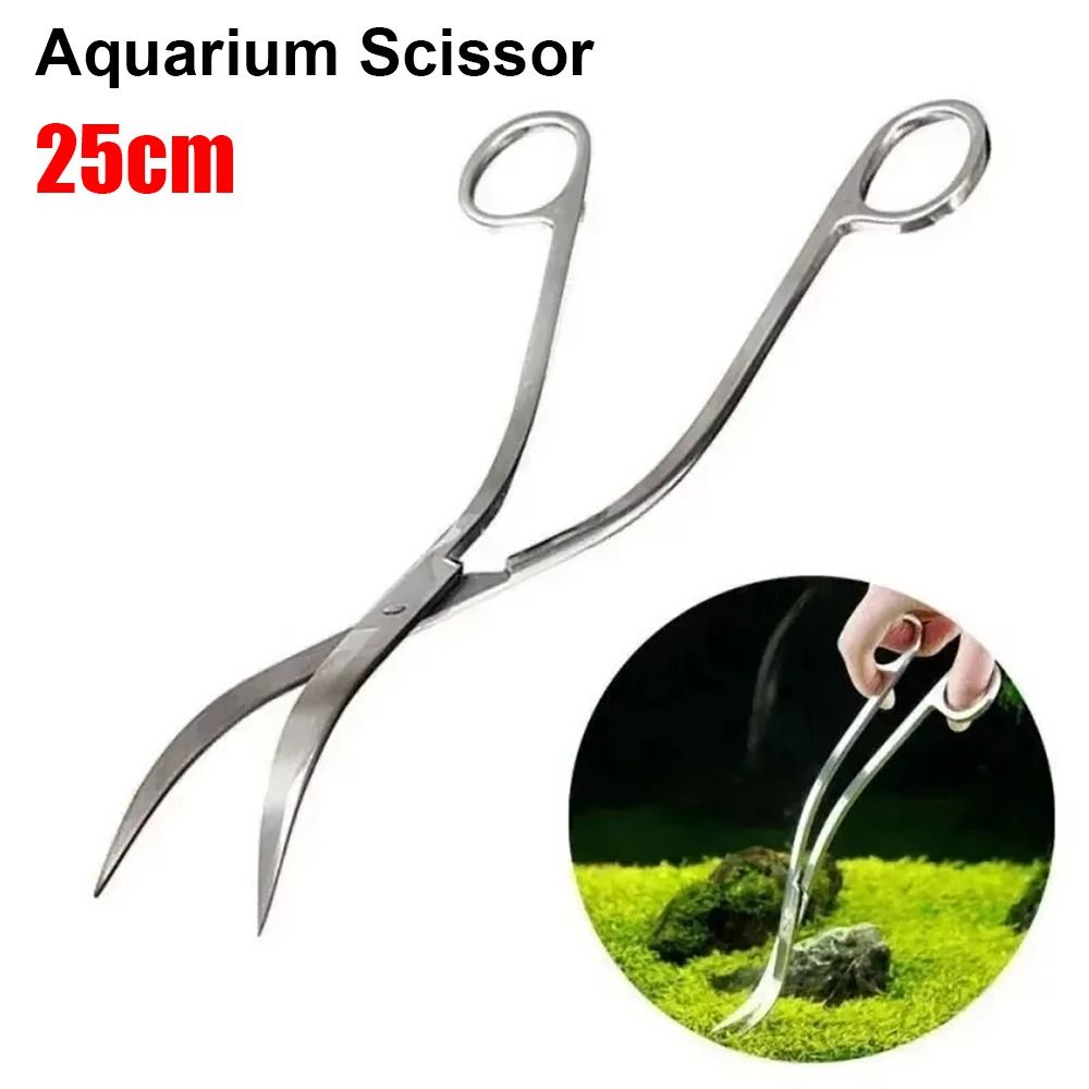 Planted Aquarium Cleaning - 1 Buah Gunting Akuarium Baja Tahan