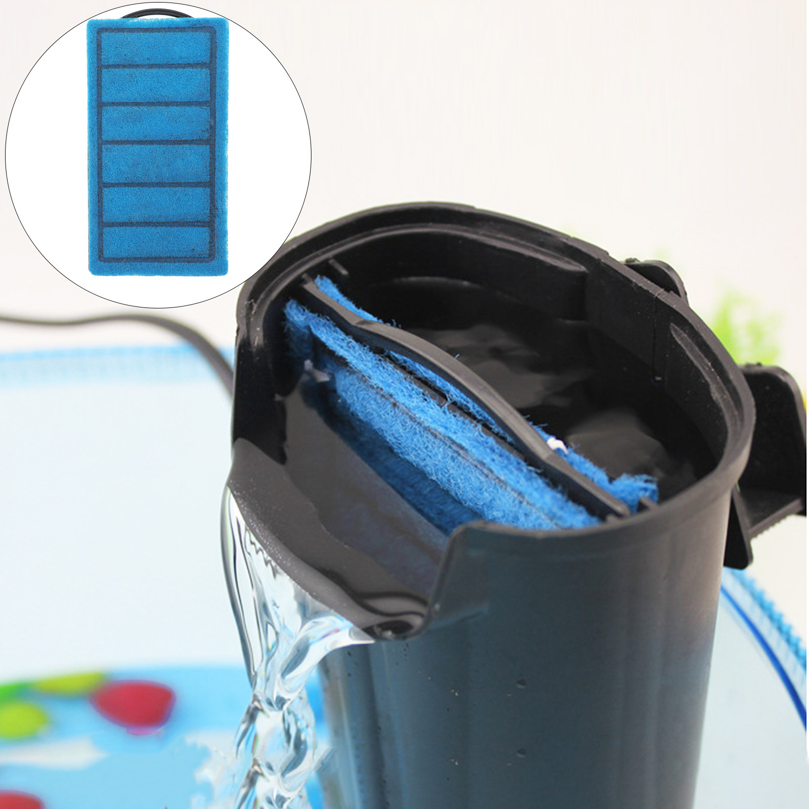 Aquarium Planted Tank Filter - 3 buah bantalan filter akuarium, spons