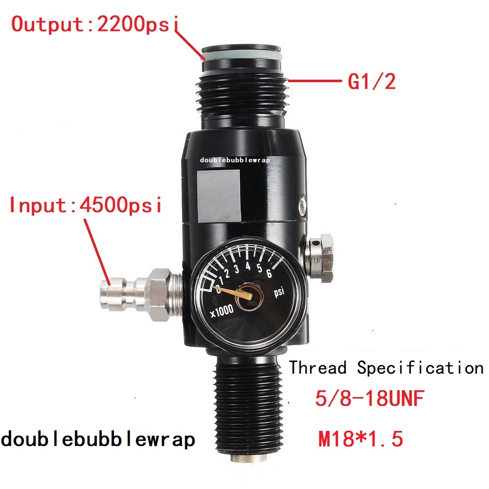 Aquarium Liquid Carbon - Katup Regulator 5/8-18unf atau M18 *