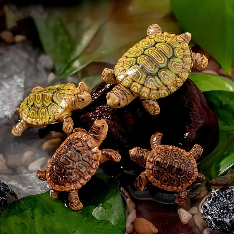 6 Patung Kura-Kura Mini untuk  - Aquarium Moss ulasan dan harga