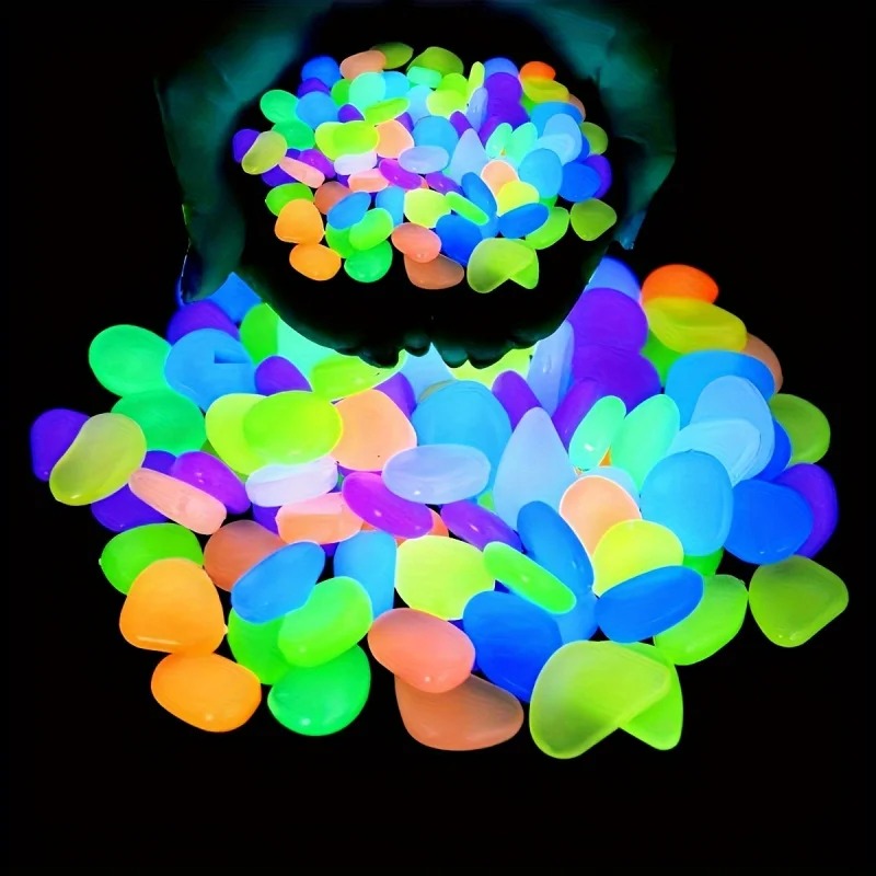 100/300 Buah Kerikil Menyala D - Plant Aquarium Pot ulasan dan harga