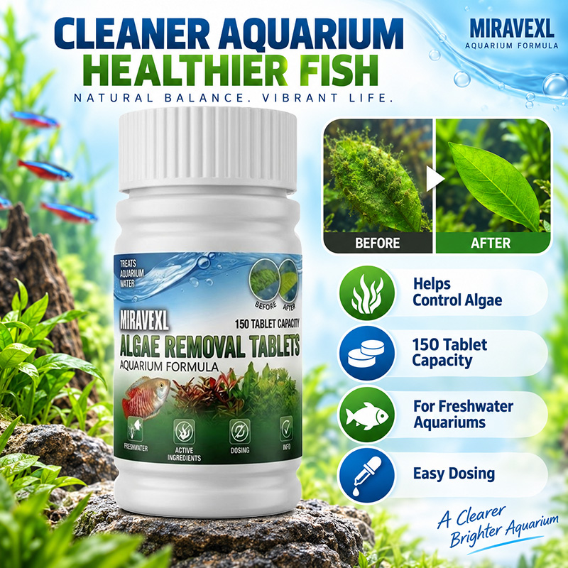 MIRAVEXL 150 Tablet, Penghilan - Planted Aquarium Cleaning ulasan dan harga