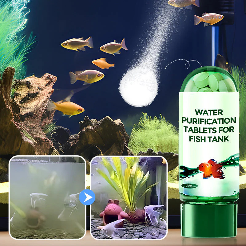 Tablet Pemurni Air Akuarium Ra - Aquarium Liquid Carbon ulasan dan harga